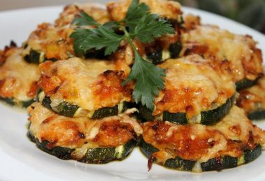 Кабачки кольцами в духовке: рецепт