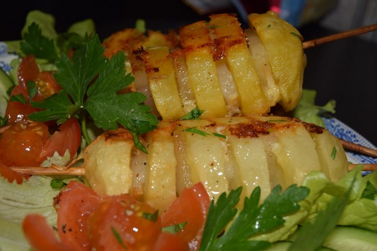 Картошка в духовке с салом в фольге: классический рецепт