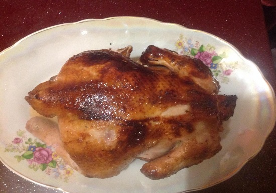 Курица гриль в духовке целиком: рецепт