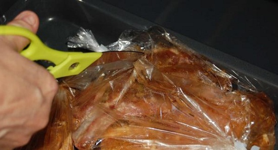 мясо в рукаве в духовке рецепт свинина 